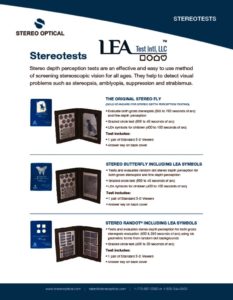 thumbnail of Stereotest LEA Symbols tearsheet email 120717