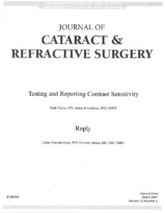 thumbnail of Contrast-Sensitivity-J-of-Cataract-and-Refractive-Surgery-2007