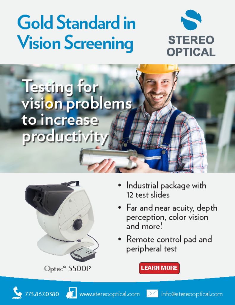 thumbnail of Stereo Optical Employee Vision Screening
